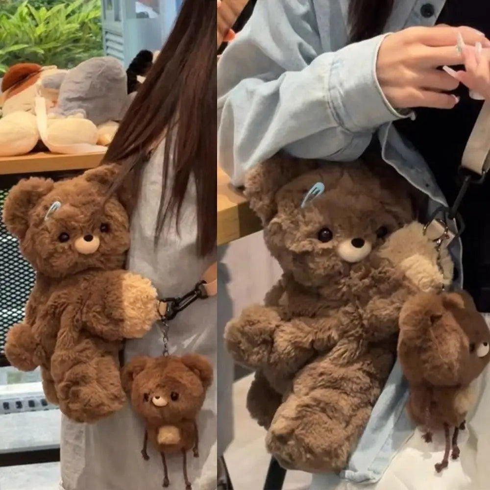 CuddleCarry™ Teddy Backpack – Soft Plush Backpack with Lightweight Comfort & Adjustable Fit