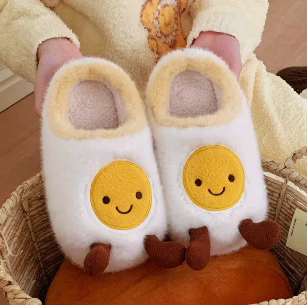 BreadSteps™ Toasty Bread Slippers – Ultra-Soft Plush Comfort with Non-Slip Memory Foam Sole